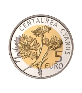 5 Euro Luxemburg 2016 korenbloem € 84,00