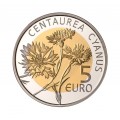 5 Euro Luxembourg 2016 bleuet - 5 Euro Commémorative Luxembourg 2016 Thème : Les Bleuets  Tirage : 3000 exemplaires. Qualité: Be