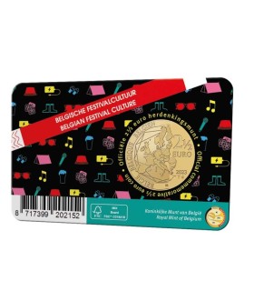 Muntkaart 2,50 Euro België 2023 - Belgisch Festival Cultuur € 11,95
