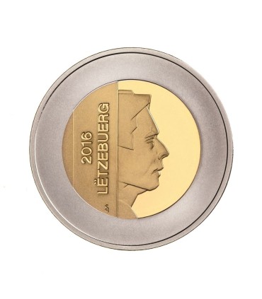 5 Euro Luxemburgo 2016 aciano € 84.00