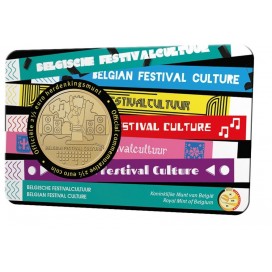 Coincard Flamande 2,50 Euro Belgique 2023 - Culture Belge des festivals