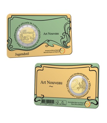 Tarjeta 2 Euro Bélgica 2023 €10.95