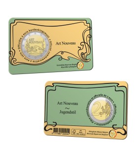 Vlaamse Muntkaart 2 Euro België 2023 - Art Nouveau €10.95
