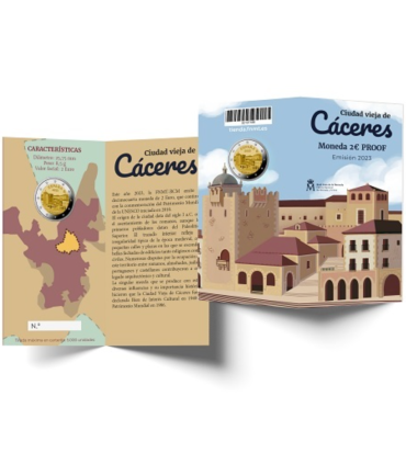2 Euro BE España 2023 - Ciudad de Cáceres €26.49