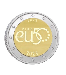 2 euros Irlanda 2023 - 50 anos de adesão à UE 3,45 euros