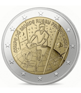 2 Euro Frankrijk 2023 - Wereldkampioenschap rugby €3.25