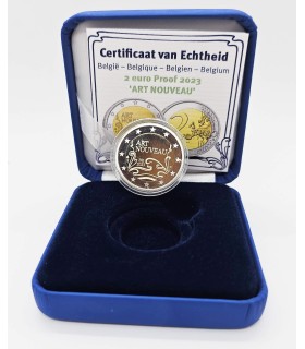 2 Euro BE Bélgica 2023 - Arte Nova €29,95