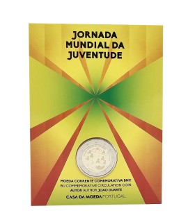 Munt BU 2 Euro Portugal 2023 - Wereldjongerendag €14,89