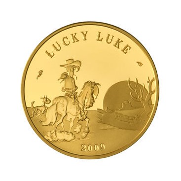 50 euros lucky luke 2009 - Lucky Luke 2009 - 50 € OR 1/4oz BEAuteur: Atelier de Gravure Poids: 8,45 gr / 0,30 oz Diamètre: