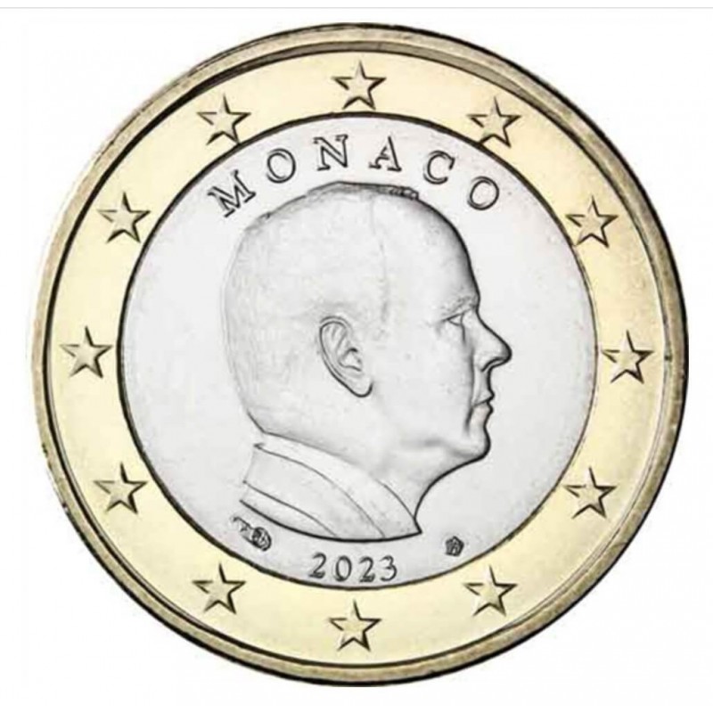1 Euro Monaco Albert II 2023 - Le Comptoir de l'Euro