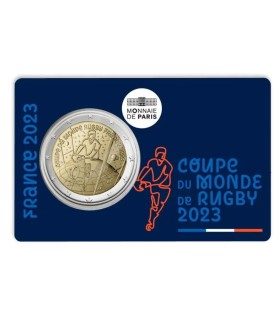 Munt 2 Euro Frankrijk 2023 - Wereldkampioenschap rugby €16,89