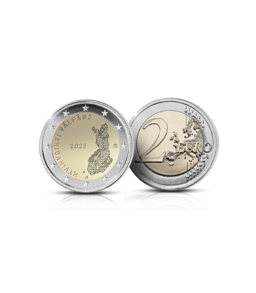 2 Euro Finland 2023 - Gezondheidszorg en sociale diensten €6,29