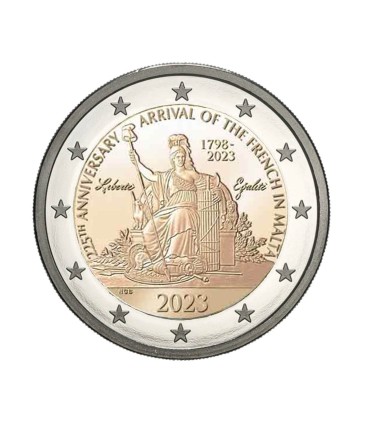 2 Euro Malta 2023 - Aankomst van de Fransen in Malta €29.99