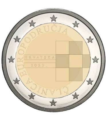 2 Euro Croazia 2023 - Adozione dell'euro  10,95 €