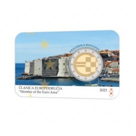 Coincard 2 Euro Croatie 2023 BU - Adoption de l'Euro
