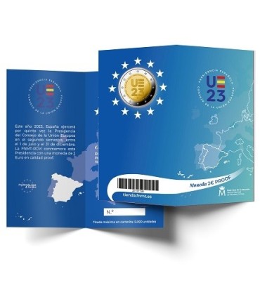 Muntkaart 2 Euro BE Spanje 2023 - Voorzitterschap van de EU € 25,95