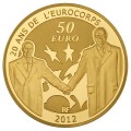 50 Euro Europa 2012 - Description :   Débutée en 1998, la série « Europa » met cette année l’amitié franco-allemande à l’honneur