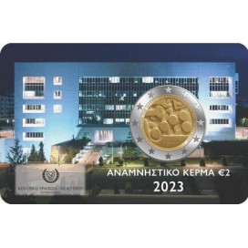 Coincard 2 Euro Chypre 2023 - Banque de Chypre