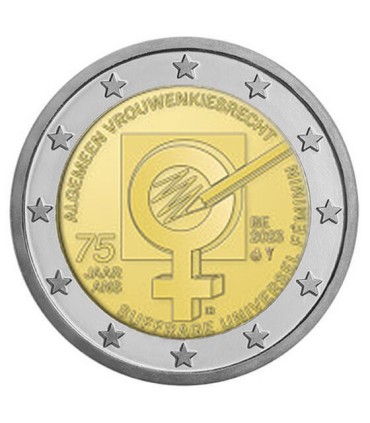 2 Euro Belgio 2023 - Suffragio universale per le donne  11,49 €