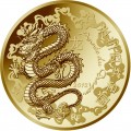 500 Euro ANNÉE DU DRAGON 2012 - Description : Cette monnaie rentre dans une série de 12 pièces du zodiaque chinois. Millésimée 2
