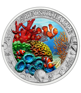 3 euros Áustria 2023 - Recife de Coral 14,45 euros