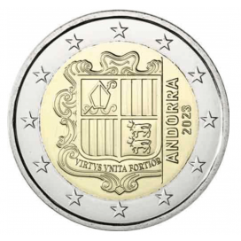 2 Euros Andorre courante 2023