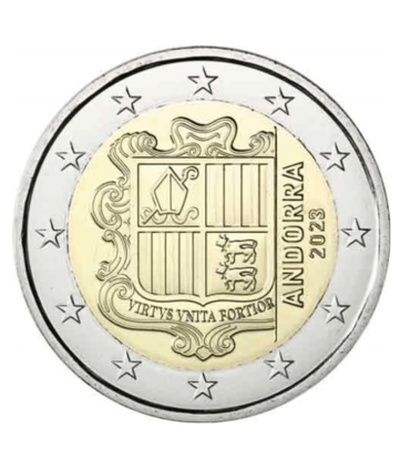 2 euro Andorra huidig 2023 €3,99