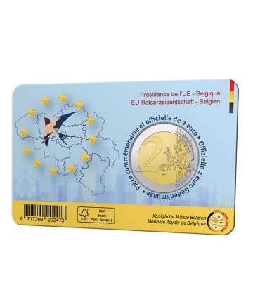 Muntkaart Vlaams 2 Euro België 2024 €10,99