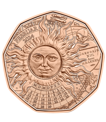 5 euros Austria 2024 - Año bisiesto 6,95 euros