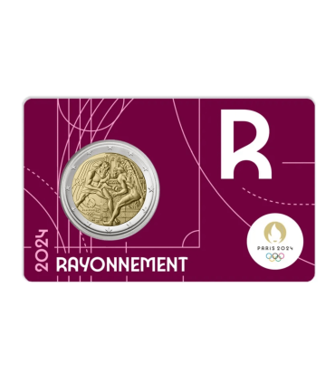 conjunto de 5 cartões de 2 euros França 2024 - Jogos Olímpicos de Paris 2024 58,95