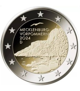 2 euros Alemanha 2024 - Mecklenburg-Vorpommern 3,20 euros