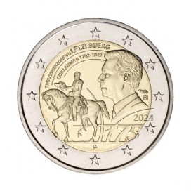 2 Euro Luxembourg 2024 - Mort du Grand-Duc Guillaume II