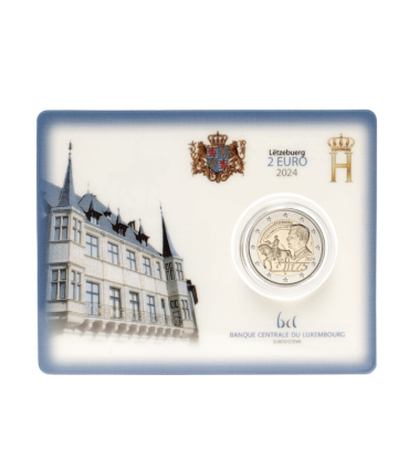 Tarjeta 2 Euro Luxemburgo 2024 - Muerte del Gran Duque Guillermo II €39.89