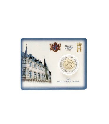 Tarjeta Monedero Luxemburgo 2 Euros Commemo 2024 - Franc Feierstëppler €39.89
