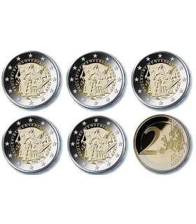 5 x 2 euros Alemanha 2024 - Constituição de Frankfurt 15,89 euros