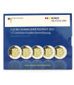 5 x 2 euro BE Allemagne 2024 - Constitution de Francfort  59,95 €