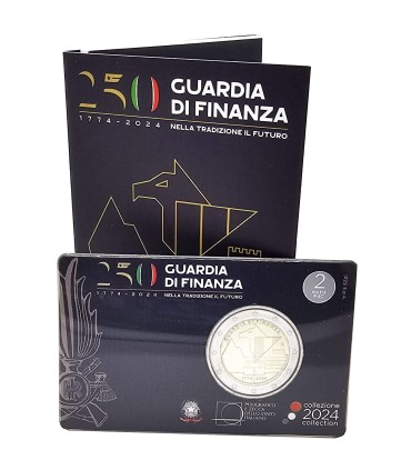 Moneta da 2 euro fdc Italia 2024 - 250 anni della Guardia di Finanza  19,49 €