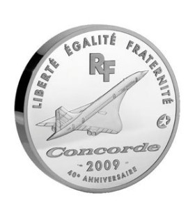 Zecca europea: 40° anniversario del primo volo del Concorde 50 Euro Arg 2009  351,17 €