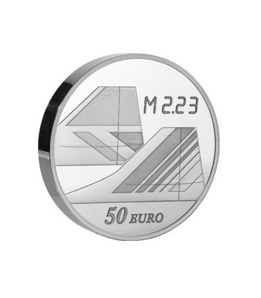 Zecca europea: 40° anniversario del primo volo del Concorde 50 Euro Arg 2009  351,17 €