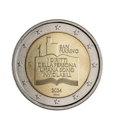 2 Euro San Marino 2024 - Dichiarazione dei diritti dei cittadini  33,95 €