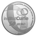 50 Euro ARG Institut Curie BE 2009 - Auteur: Atelier de GravurePoids: 163,80 gr 5,77 ozDiamètre: 50 mm 1,97 inchTirage: 