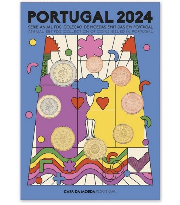 Conjunto de caixas FDC Portugal 2024 € 34,89