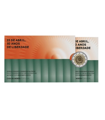 2 Euro BE Portugal 2024 - 50 años de la Revolución de los Claveles €26.95