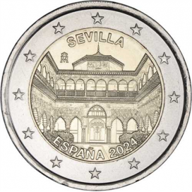 2 Euro Espagne 2024 - Cathédrale de Séville