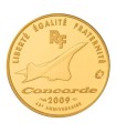 European Mintmark: 40 aniversario del primer vuelo del Concorde - 50 Euro GOLD 1/4oz BE 2009 € 516.72