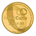 50 Euro or marie curie 2009 - Institut Curie - 50 € OR 1/4oz BE 2009 Auteur: Atelier de GravurePoids: 8,45 gr / 0,30 ozDiamè