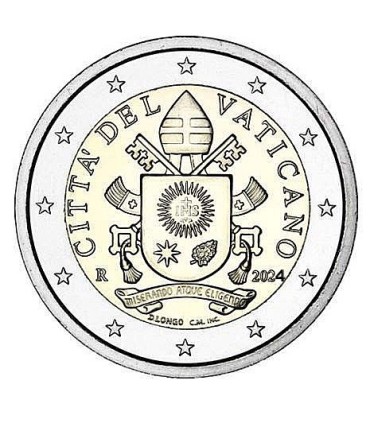 2 Euro Vaticano 2024 Atual 54,99