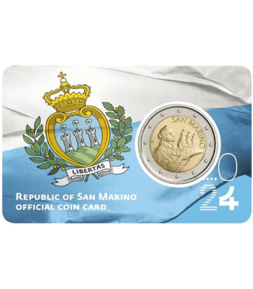 Muntkaart 2 Euro San Marino 2024 € 9,95