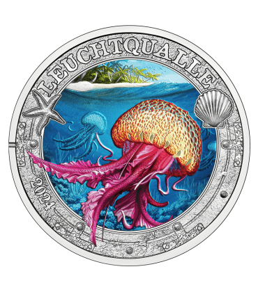 3 euros Austria 2024 - Medusa pelágica 14,95 euros