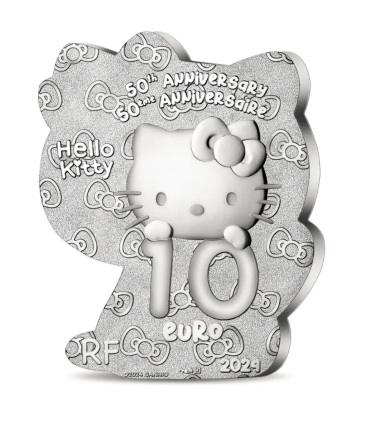 10 euro BE Argento Hello Kitty 2024 ( Forma)  119,95 €